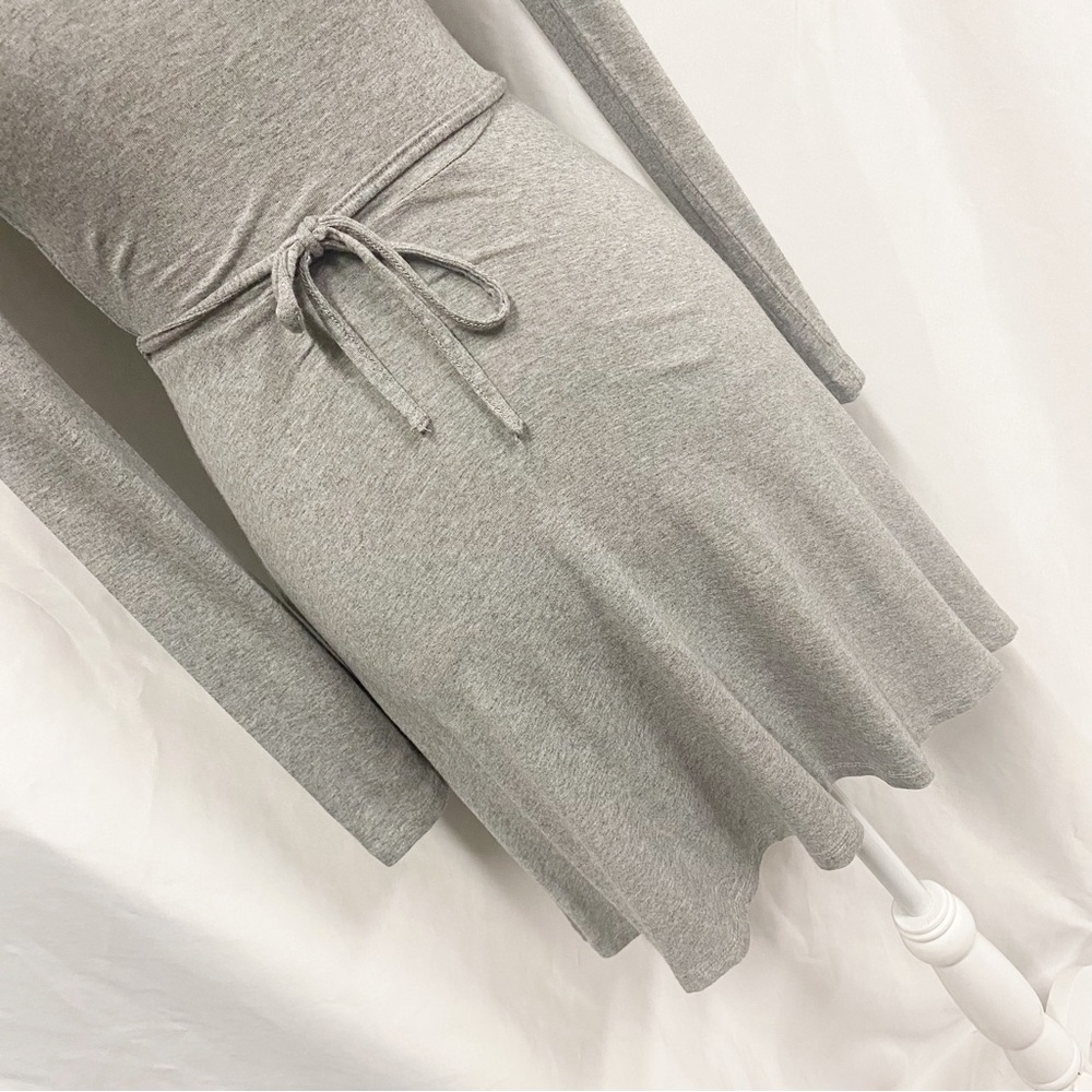 H&M Divided Gray Faux Wrap Dress - Picture 7 of 8